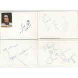 TV/Film signature piece collection. 8 signatures includes Emma Forbes, Craig McLachlan, Betsy