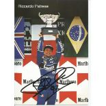 Riccardo Patrese signed 6x4 colour photo. Italian former racing driver, who raced in Formula One