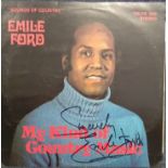 Emile Ford signed 33rpm record sleeve of My Kind of Country Music. Record included. Good