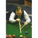 Dennis Taylor Signed Snooker 8x12 Photo. Good Condition. All signed items come with our