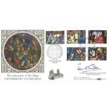 Dean of Canterbury signed Stained Glass at Canterbury Cathedral Benham Official BLCS series FDC.