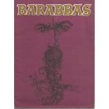 Barabbas movie programme. Epic biblical tale about the criminal who was released by Pontius Pilate