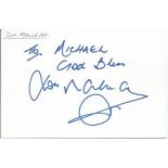 Don Maclean signed 6x4 white card. Name annotated to the from large in person collection we are