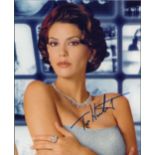 Teri Hatcher signed 10 x 8 James Bond Photo