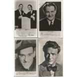 Vintage photo signed collection. Signatures include Tommy Trinder, Nicholas Bros, Diane Decker,