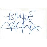 Kylie signed 6x4 white card. Dedicated to Mike/Michael. Comes from large in person collection we are