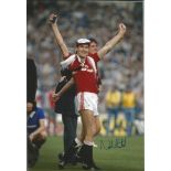 Norman Whiteside Col, 12 X 8 Photo Depicting Man Uniteds Norman Whiteside Celebrating His Side s 1-0