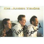 Die Jungen Tenore signed colour promotional postcard. Good Condition. All signed items come with our