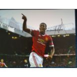 Anthony Martial signed 16x12 colour Man Utd football photo. Good Condition. All signed items come