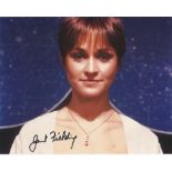 Janet Fielding signed 10x8 colour photo. Australian actress, known for her role in the BBC science