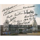 Wembley Legends 8x10 Photo Signed By 14 Legends Nat Lofthouse, Ronnie Clayton, Walter