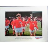 Ray Wilson signed 16x20 colour photo from 1966 World cup final. Good Condition. All signed items