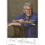 Rolf Harris Artist & Entertainer Signed 4x6 Promo Photo. Good Condition. All signed items come