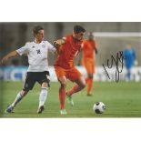 Kevin Strootman Signed Holland 8x12 football photo. Good Condition. All signed items come with our