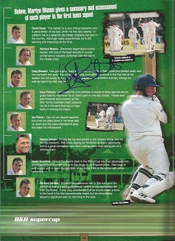 Test Cricketers signed 1999 World Cup Final Programme. Signed inside by John Bracewell, Mark - Image 5 of 5