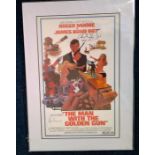 Christopher Lee and Roger Moore signed colour The Man with the Golden Gun montage. Mounted to an