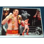 David Price signed 16x12 colour montage photo. British professional boxer. He held the British,