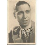 George Formby signed 5.5x3.5 sepia photo. 26 May 1904, 6 March 1961, was an English actor, singer-