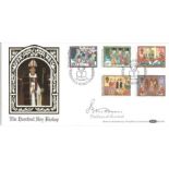 Dean of Hereford signed Christmas Greetings Benham Official BLCS series FDC. 18/11/86 Hereford