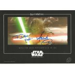 Frank Oz signed 12x8 colour Star Wars, Attack of the Clones photo. Good Condition. All signed