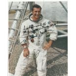 Michael Gordon signed 10x8 colour space suit photo. Good Condition. All signed items come with our