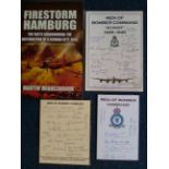 Multi signed Firestorm Hamburg, the facts surrounding the destruction of a German City 1943. 25
