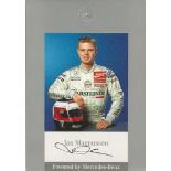 Jan Magnusen signed 6x4 colour promotional photo. Danish professional racing driver and a factory