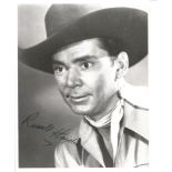 Russell Hayden signed 10x8 b/w photo. Was an American film and television actor. Good Condition. All