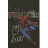 Brian Bendis and Gabrielle Dell Otto signed Secret War marvel comic. Signed on front cover. Good