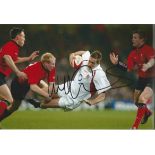 Will Greenwood Signed England Rugby 8x12 Photo. Good Condition. All signed items come with our