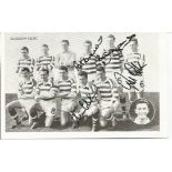 Star Teams Of 1961, Large Card Issued By Dc Thomson, Depicting Celtic, Neatly Signed In Fine Black