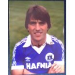 Bob Latchford signed 16x12 colour Everton football photo. Good Condition. All signed items come with