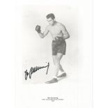 Max Schmeling 1930 Heavyweight World Champion Signed Boxing 8x12 Photo. Good Condition. All signed