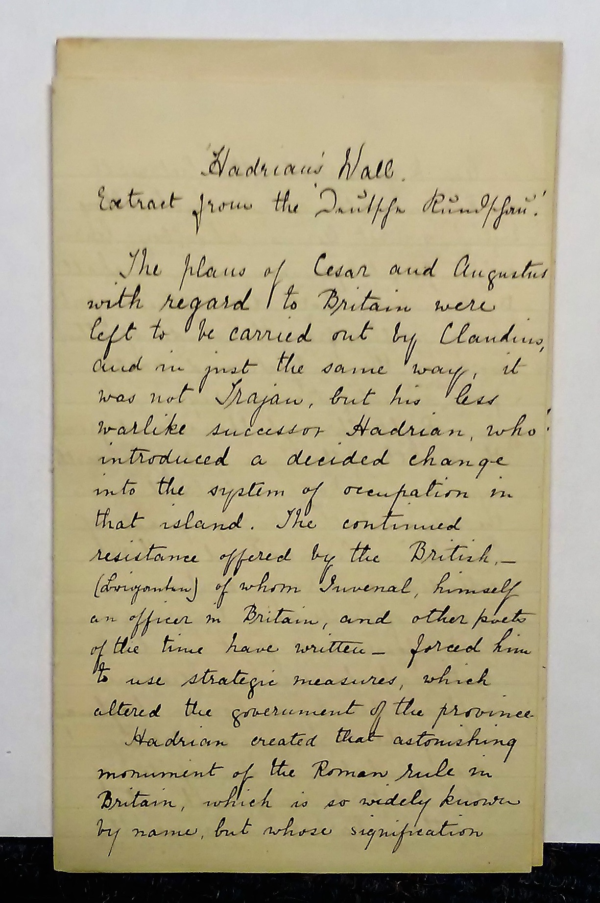 John Horsley archaeologist related collection. Contains letters and papers relating to Horsley. - Image 2 of 3