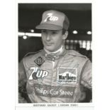 Bertrand Gachot signed 8x6 b/w photo. French former racing driver. Good Condition. All signed