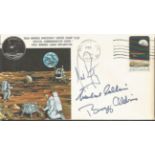 Apollo XI Insurance cover FDC signed Neil Armstrong, Buzz Aldrin & Michael Collins. Good