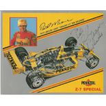 Rick Mears signed 10x8 colour photo. also known by the nickname Rocket Rick, is a retired American