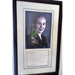 Eva Peron autograph, small note 16cm x 12cm in the hand of Eva Peron and signed at the finish by her