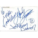 Shalamar signed 6x4 white card. Dedicated to Mike/Michael. Comes from large in person collection