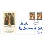 Duchess of York signed The Royal Wedding FDC. 22/7/86 Hereford FDI postmark. Good Condition. All