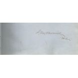 Lot M Morrill signature piece. 1800s US Political Figure. May 3, 1813, January 10, 1883 was an