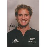 Andy Ellis Signed New Zealand All Blacks Rugby 8x12 Photo. Good Condition. All signed items come