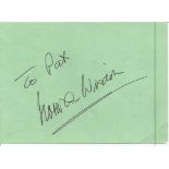 Sir Norman Wisdom signed album page. Dedicated. 4 February 1915, 4 October 2010 was an English