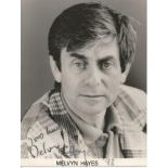 British Comedy 3 Signed 8x10 Photos By Melvyn Hayes, Sue Hodge & Julian Holloway. Good Condition.