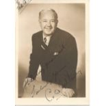 Cecil Kellaway signed sepia photo. Dedicated. 22 August 1890, 28 February 1973 was a South African