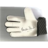 A Green & Black Goalkeepers Glove Issued By Umbro, Signed Using A Black Marker By England s No. 1