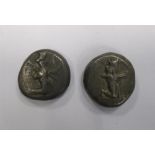 Lydia, Achaemenid, circa 486-450 BC, silver siglos, obverse with kneeling archer, reverse with