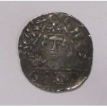 A King John Irish silver penny, 1207-1211, obverse with crowned bust holding sceptre, reverse with