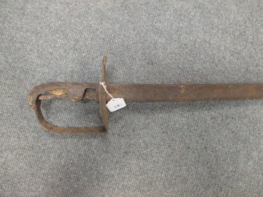 A British 1796 pattern Cavalry Trooper's sword, in excavated condition