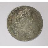 A Charles II silver sixpence, 1674, near EF with good tone
